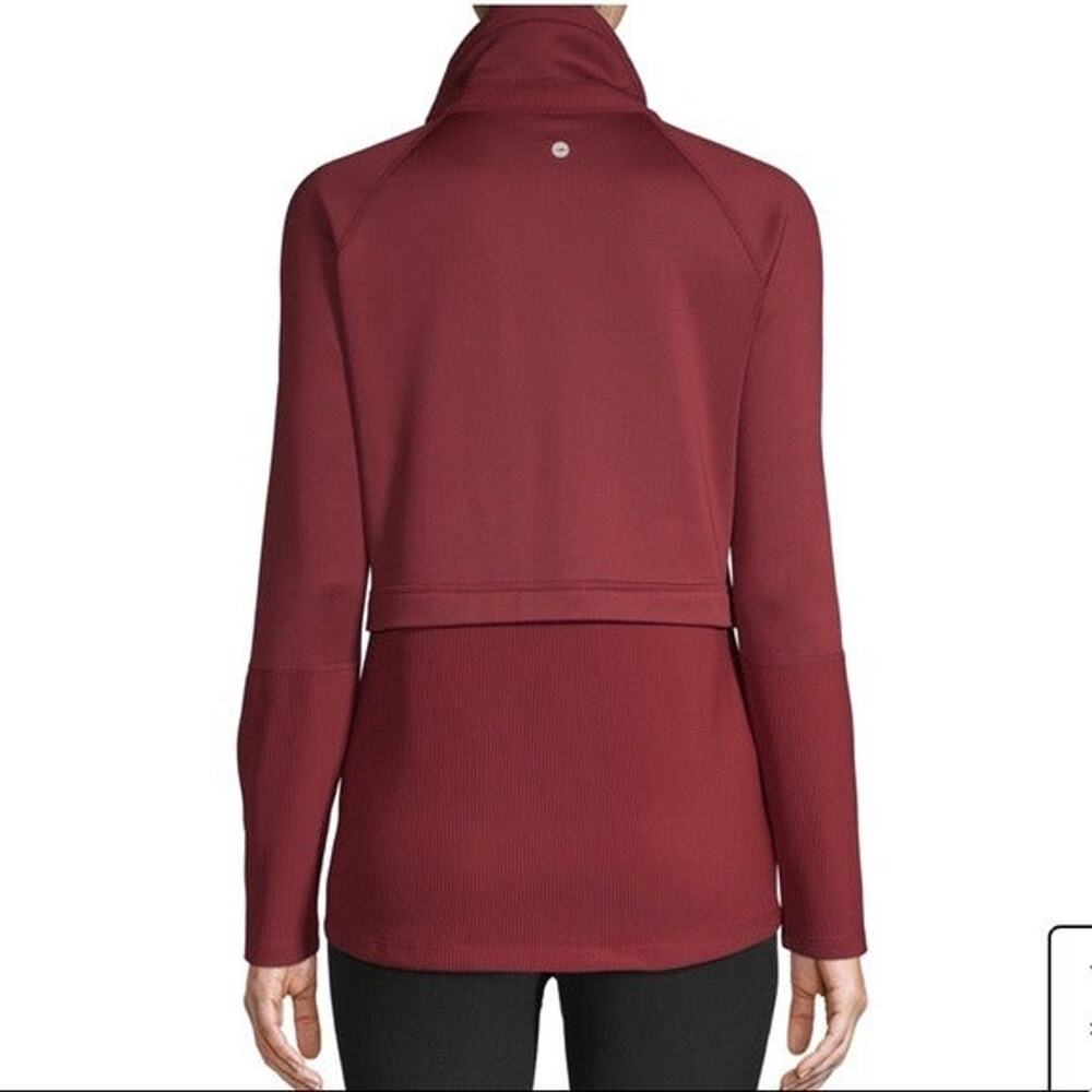 AVIA 1/2 zip pullover sweatshirt Size Small in Red Balm - Picture 2 of 5